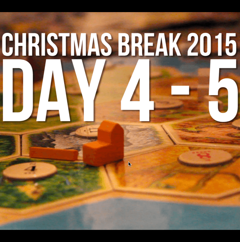 Christmas Break Vlogging 3 - A Christmas In Catan