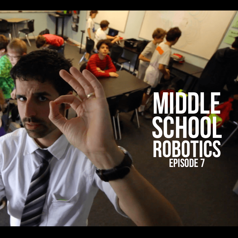 Middle School Robotics Episode 7 : A Project We've Never Done Before